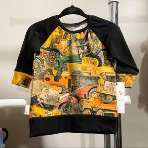 Trucks raglan sweater - toddler and kids